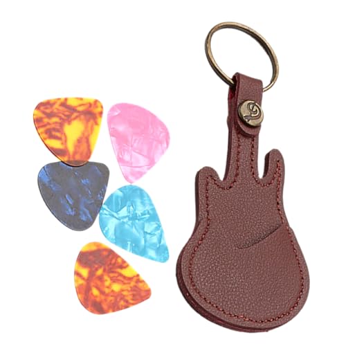 TOYANDONA Gitarrenplektrenhalter in Taschenform Mit Organizer Für Plektren Kompakt Und Leicht Zum Transportieren Und Aufbewahren von TOYANDONA