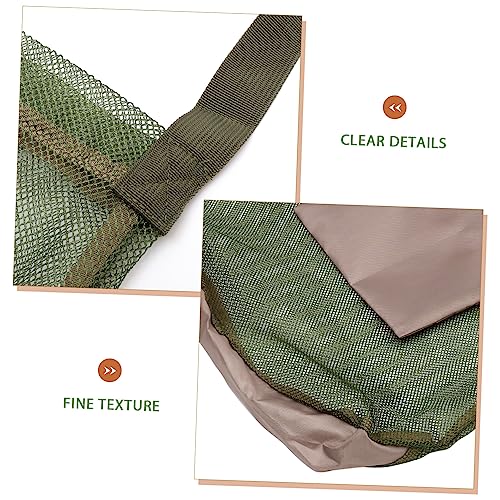 TOYANDONA Große Kapazität Obstpflücktasche Mesh Tasche Tragbare Schultertasche Faltbare Outdoor Umhängetasche für Pilze Früchte Sammeln Camping von TOYANDONA