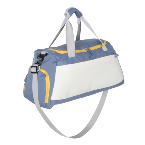TOYANDONA Große Kapazität Sporttasche mit Tragegurt Leichte Reisetasche mit Fächern für Fitness und Reisen Robuste Gym Bag mit Trocken Trennung und Praktischem Design für Damen und Herren von TOYANDONA