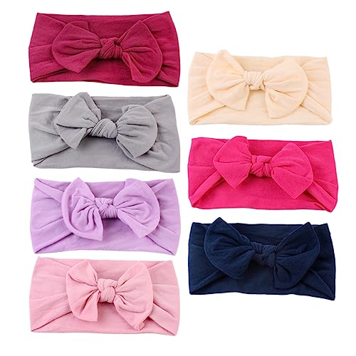 TOYANDONA 7stücke Teiliges Haarbänder Mit Bowknot Elastische Bequeme Kopfbedeckung Für Kleinkinder Und Mädchen Haaraccessoires Für Tägliche Nutzung Feiern Und Fotografie von TOYANDONA