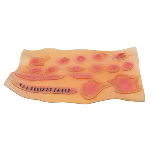 TOYANDONA Halloween 3D Temporäre Tattoos Wasserdicht Realistische Gefälschte Narbe Tattoo Aufkleber Verletzung Aufkleber Schreckliche Halloween Make-Up für Zombie Vampir Cosplay von TOYANDONA