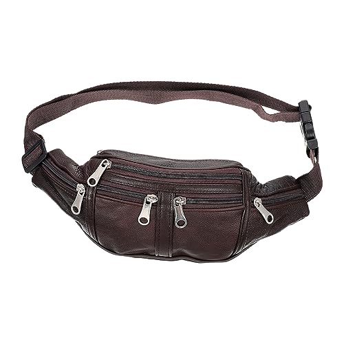 TOYANDONA Herren-gürteltasche Outdoor-gürteltasche Anti-Verlust- Aufbewahrungshalter Telefonbehälter Langlebiges Pu-Material Großes Fassungsvermögen Für Wandern Camping von TOYANDONA