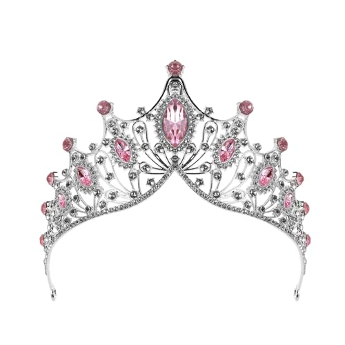 TOYANDONA Hochzeitskrone Tiara für die Braut - Mädchen Meerjungfrau Prinzessin Krone Haarschmuck - Frauen Haarschmuck - Prinzessin Glitzer Stirnband Strass Stirnband von TOYANDONA