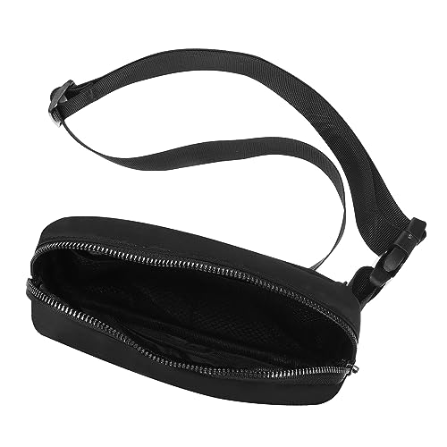 TOYANDONA Hüfttasche für Herren Verstellbare Umhängetasche für Jogging Reisen und Outdoor Aktivitäten Robustes Wasserabweisendes Material Große Kapazität für Handy Geldbörse und Schlüssel von TOYANDONA