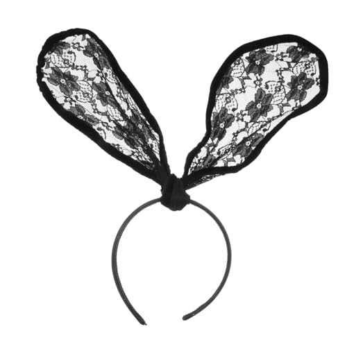 TOYANDONA Kaninchenohren Haarreif Aus Spitze Für Kostümpartys Und Maskeraden Ideal Für Cosplay Und Festliche Anlässe üßes Accessoire Für Damen Und ädchen von TOYANDONA