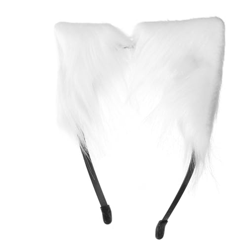 TOYANDONA Katzenohren Haarreif Für Frauen Flauschiger Cat Ear Headband Für Halloween Cosplay Und Partys Weich Und Bequem Für Kostüme Und Tägliches Tragen von TOYANDONA