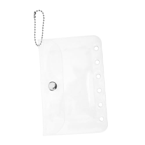 TOYANDONA Keychain Pouch Transparent Kartenhalter Für Postkarten Und Kleine Karten Aufbewahrungslösung Für Organisation Und Schutz von TOYANDONA