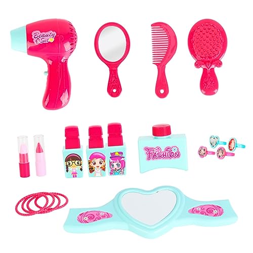 TOYANDONA Kinder Schminktisch Set Simulation Kosmetikkoffer Simulation Make-up Spielzeugbox Für Mädchen von TOYANDONA