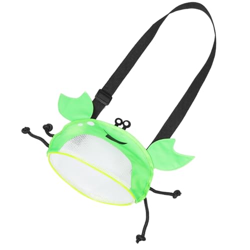 TOYANDONA Kleine Mesh Strandtasche Strand Organizer PVC Langlebig für Familie Urlaub Reise Badetasche Geeignet für Schwimmbad und Strandspaß von TOYANDONA