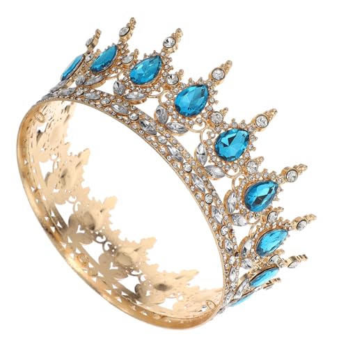 TOYANDONA Königin Krone Mit Strasssteinen Haarschmuck Für Frauen Prinzessinnenkronen-stirnband Festzugskrone Für Hochzeit Oder Geburtstag Vintage-design Leicht Und Bequem Vielseitig von TOYANDONA