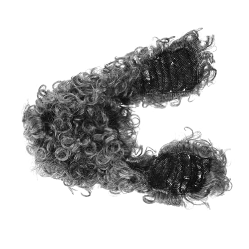 TOYANDONA Koloniale Richterperücke Lange Graue Perücke Historische Cosplayperücke Für Herren Und Damen Jahrhundert Halloween Party Kostüm Accessoire Gepuderte Perücke Für Anlässe von TOYANDONA