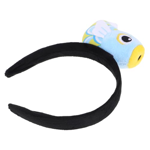 TOYANDONA Lustiges Goldfisch-kostüm-kopfstück Neuheit Meer-kreatur-kostüm-zubehör Stirnband Cosplay Party Kopfbedeckung Cosplay Haar-zubehör Fisch-kopfbedeckung von TOYANDONA
