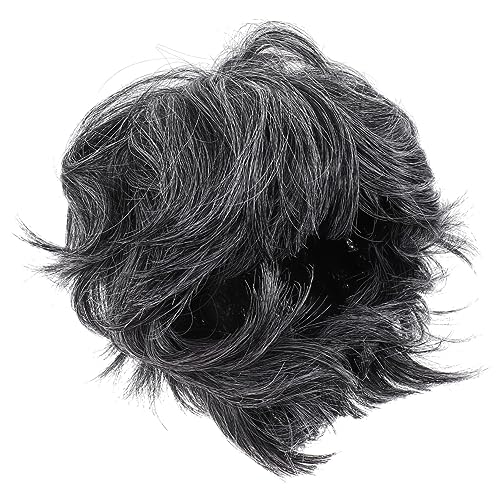 TOYANDONA Kurze Männer Perücke Synthetische Old Man Perücke für Cosplay Karneval Bühnenauftritt Party von TOYANDONA