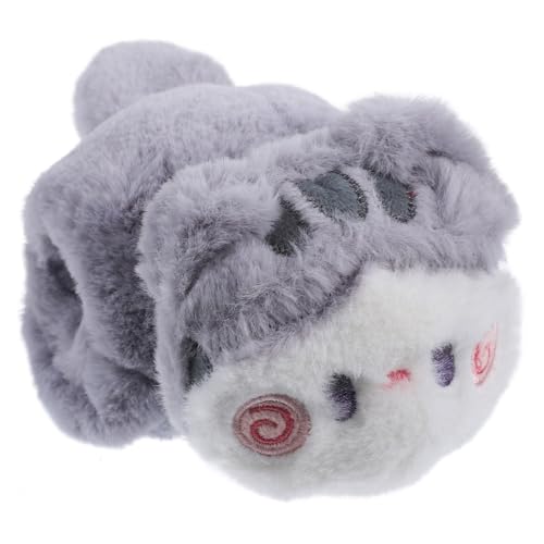 TOYANDONA Kuscheliger Katzen Slap Armband Weiches Plüschtier Handgelenkband Cartoon Design für Perfektes Mitbringsel und Geschenkidee Fuzzy und Angenehm von TOYANDONA