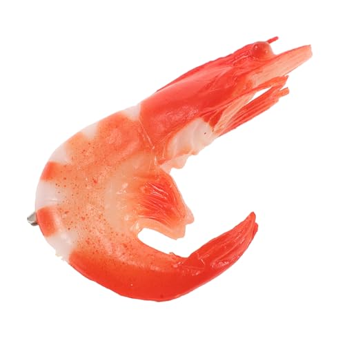 TOYANDONA Realistische Garnelen-haarspange Mit Lebensmittelsimulation Lustige Cartoon-haarspange Süße Kopfbedeckung Für Damen Exquisiter Entenschnabelclip Praktisches Styling-tool von TOYANDONA