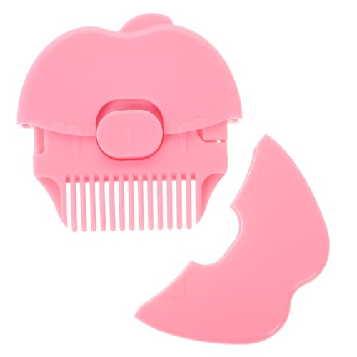 TOYANDONA Manueller Ponyhaarschneiderkamm Für Frauen Und Mädchen Wiederverwendbarer Haarrasierer-kammschneider Mit Integriertem Schneidewerkzeug Und Kamm Für Präzises Trimmen Von Feinem Haar von TOYANDONA