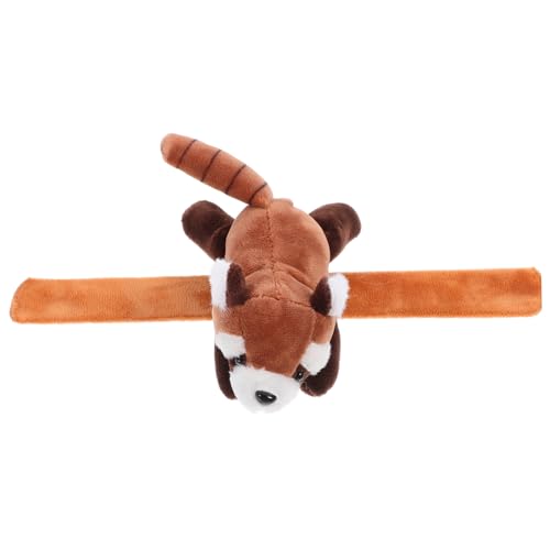 TOYANDONA Niedliches Plüsch Waschbär Schnapparmband Weiches Tiermotiv Armband Kompakt Leicht als Party für Kindergeburtstag Weihnachten Ostern und Festtagsdeko von TOYANDONA