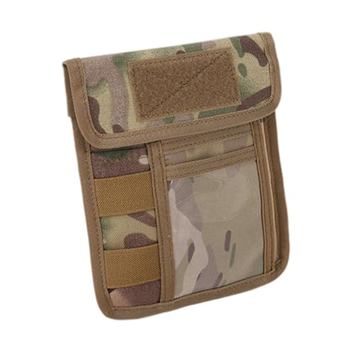 TOYANDONA Outdoor Kartenetui Camouflage Tragbare Ausweistasche Leichtgewichtige Personal Cards Bag Für Wandern Camping Sport von TOYANDONA