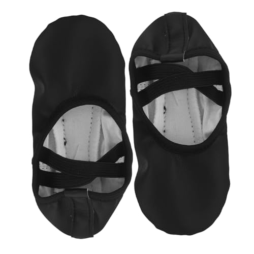 TOYANDONA PU Ballettschuhe Damen Mädchen Weiche Sohle No-tie Design Atmungsaktive Tanzschläppchen Für Yoga Ballett Modern Dance Bühne von TOYANDONA