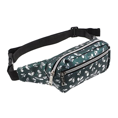 TOYANDONA Pack Modische Gürteltaschen Hüfttasche Für Klein Gürteltasche Für Den Sport Taille Tragbare Hüfttasche Die Fanny Taschen Für Frauen Tragen Reisen Green Pu von TOYANDONA