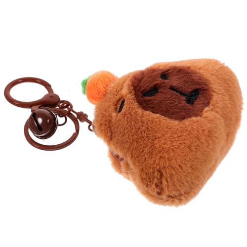 TOYANDONA Kleiner Plüsch Geldbörse für Kinder Süße Münztasche mit Schlüsselanhänger Kompakte und Tragbare Aufbewahrungstasche für Kleine Gegenstände für Mädchen aus Weichem Plüschmaterial von TOYANDONA