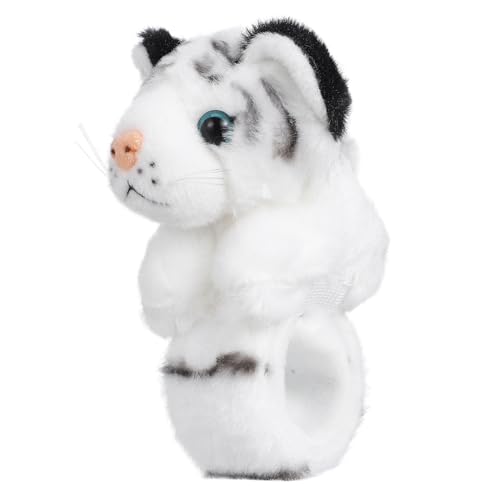TOYANDONA Plüsch Tiger Schnapparmband Armband Kuschelig Party Mitgebsel Dschungel Thema Kindergeburtstag von TOYANDONA