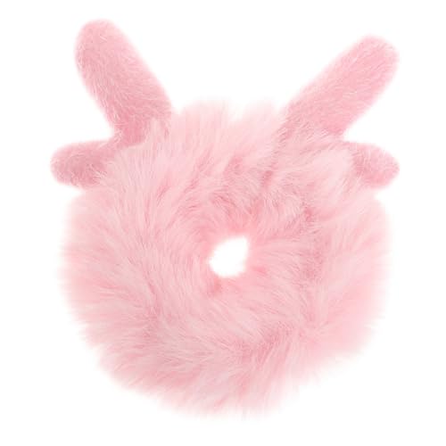TOYANDONA Flauschiges Haarband Für Mädchen Niedliche Handgefertigte Herbstliche Haarschleifen Mit Felltropfen Elastische Haargummis Vielseitig Einsetzbar Als Haarschmuck Oder Armband Für von TOYANDONA