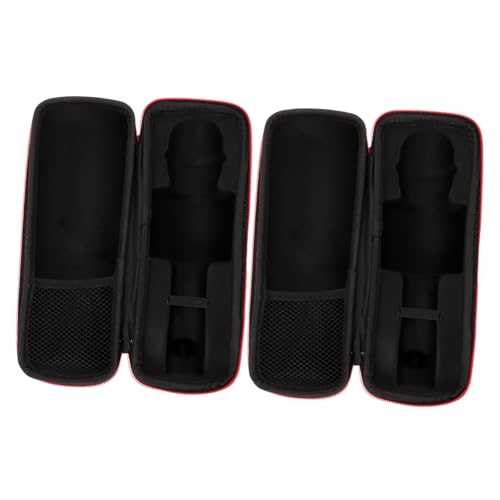 TOYANDONA Robustes Stoßfestes Wireless-mikrofon-transportetui mit Innenfächern für Mikrofone und Zubehör Leichtes Tragbares Organizer-case für Kabellose Mikrofone bei Aufnahmen und von TOYANDONA
