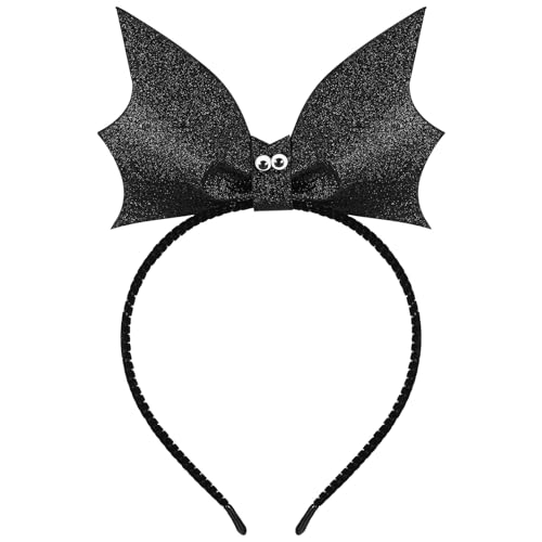 TOYANDONA Simulations-Fledermaus-Stirnband: Fledermaus-Haarreif Aus Stoff Pailletten-Performance-Haarband Kreatives Pailletten-Performance-Stirnband Haarreifen-Accessoires Für Frauen Und von TOYANDONA