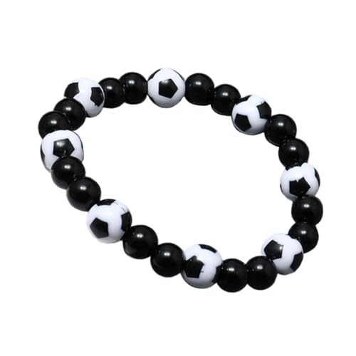 TOYANDONA Fußball Perlen Armband Für Männer Mit Hervorragender Verarbeitung Und Minimalistischem Stil Kombinierbar Mit Kleidung von TOYANDONA