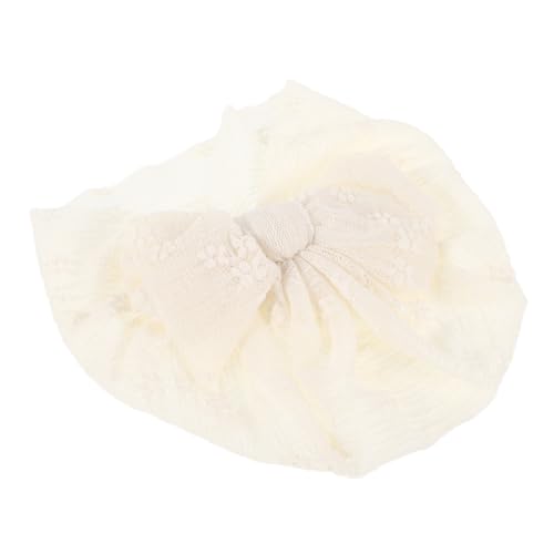TOYANDONA Spitzenhut Für Kinder Babymützen Mütze Für Kleinkinder Mädchen Hüte Kleinkind Mütze -mädchen-hut -turban-mützen Neugeborene Mütze Kleinkindermützen Polyester Beige von TOYANDONA