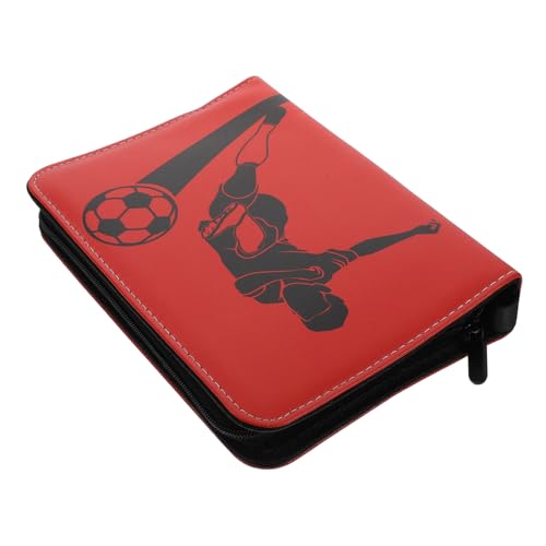 TOYANDONA Sportkarten-Organizer Mit Vier Fächern Praktischer Aufbewahrungskoffer Für Ihre Fußball-sammelkarten Robuste Und Schützende Kartenhülle Für Unterwegs Hause von TOYANDONA