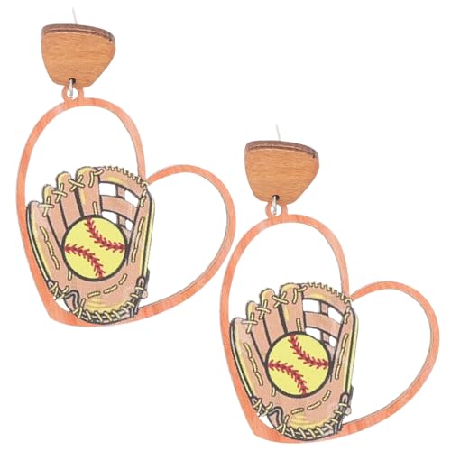 TOYANDONA Sportliche Baseball Ohrstecker aus Natürlichem Leicht und Langlebig Modischer Schmuck für Frauen für Alltag Party Sportfans und Feiertage TOYANDONA Sportliche Baseball Ohrstecker aus Natürlichem Leicht und Langlebig Modischer Schmuck für Frauen für Alltag Party Sportfans und Feiertage von TOYANDONA