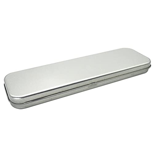 TOYANDONA Stiftebox Blechdose Bleistift Box Stiftebox Metall Leere Blechdosen Metalldosen Bleistiftbehälter Weißblech Vorratsdose Federetui aus Metall Bleistiftmäppchen Bleistift Mäppchen von TOYANDONA