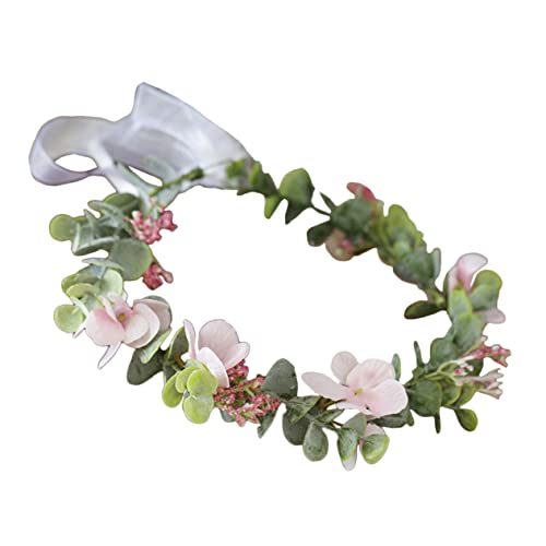 TOYANDONA Stirnband Für Mädchen Blumen Haarreif Blumige Kopfbedeckungen Braut Kopfbedeckung Haarschmuck Hochzeits-haargirlande Blumen Headband Blumen- Baby Die Blumen Beflockung Kranz von TOYANDONA