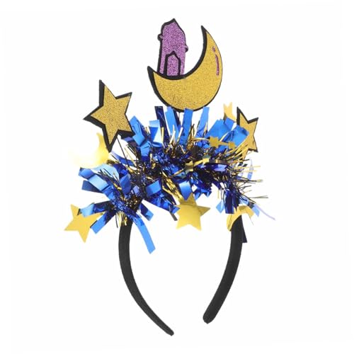 TOYANDONA Star-moon Kopfbedeckung Für Ramadan Eid Mubarak Feierlichkeiten Komfortable Und Stilvolle Damen-accessoires Für Festliche Anlässe Und Zusammenkünfte von TOYANDONA