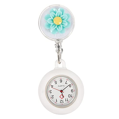 TOYANDONA Taschenuhr Digitale Taschenuhr Pflegeuhr Taschenuhr Für Krankenschwestern Krankenschwesteruhr Brosche Krankenschwestern Hängen Uhr Student Universal- Quarz Clip von TOYANDONA