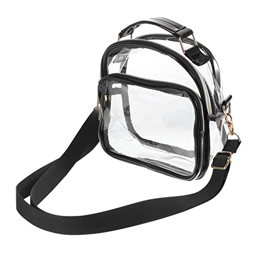 TOYANDONA Transparente Umhängetasche PVC für Damen Leichte Crossbody Bag mit Praktischem Design für und Alltag TOYANDONA Transparente Umhängetasche PVC für Damen Leichte Crossbody Bag mit Praktischem Design für und Alltag von TOYANDONA
