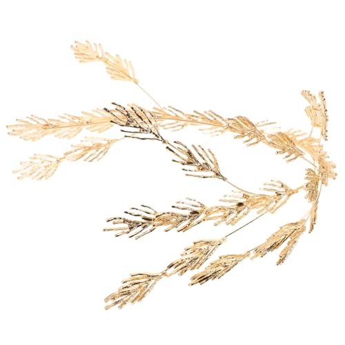 TOYANDONA Verstellbare Metallblätter Brautkrone Kopfstück für Hochzeiten Partys Verstellbares Diadem mit Elegantem Blattdesign für Damen Brautaccessoire von TOYANDONA