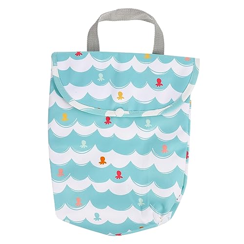 TOYANDONA Wasserfester Wickeltaschen Organizer Wiederverwendbare Aufbewahrungstasche Für Babywindeln Tragbare Windeltasche Mit Cartoon-design Für Unterwegs Geschenk Für Frischgebackene Mütte von TOYANDONA