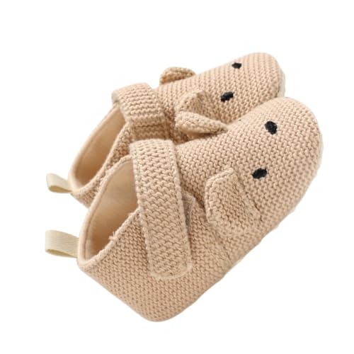 TOYANDONA Weiche Rutschfeste für Kleinkinder Atmungsaktive Indoor schuhpaare in Apricot Hautfreundlich Robust Komfortabel und Einfach Anzuziehen Geeignet für Jungen und Mädchen von TOYANDONA