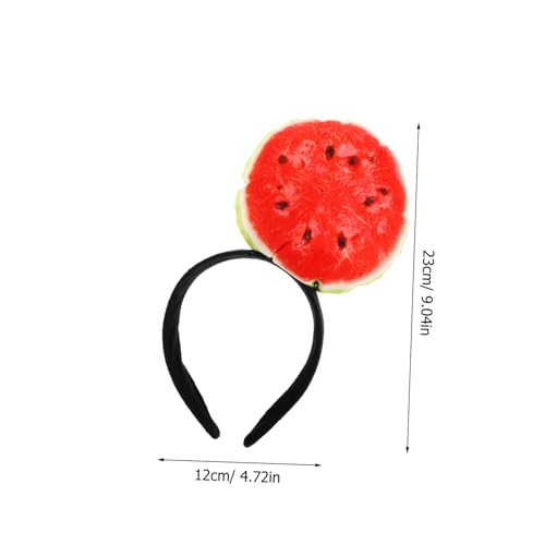 TOYANDONA Weiches Bequemes Wassermelonen Stirnband mit Kreativem Design für Gesichtspflege Make Up und Live Streams Lustiges Haaraccessoire für Frauen und Mädchen Perfektes für Sommerpartys von TOYANDONA