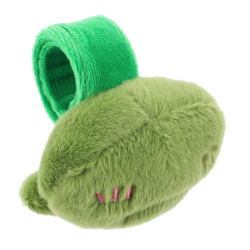 TOYANDONA Weiches Plüsch Animal Slap Bracelet Frosch Motiv Armband Kuscheliges Klatscharmband Party Mitgebsel für Mädchen Jungen Kindergeburtstag von TOYANDONA