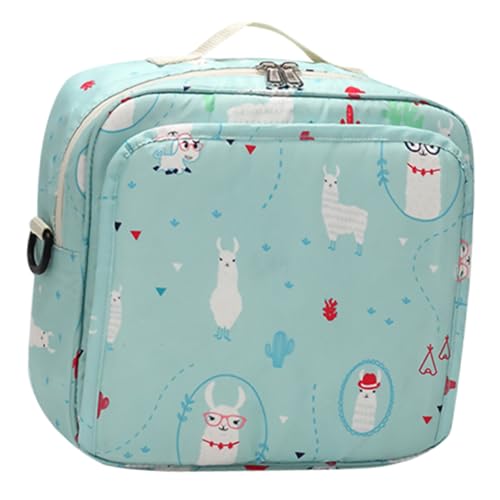 TOYANDONA Windel Aufbewahrungstasche für Babys Tragbare Wickeltasche mit Schultergurt Robuste und Wiederverwendbare Windeltasche Süßes Muster Praktisch für Nasse und Trockene Windeln von TOYANDONA
