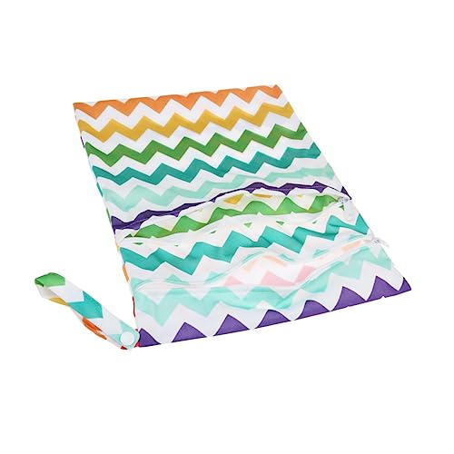 TOYANDONA Wasserdichter Wickelrucksack Mit Doppeltem Reißverschluss Wiederverwendbare Und Waschbare Wickeltasche Für Junge Mädchen Mit Buntem Design Für Kindergarten Und Unterwegs von TOYANDONA