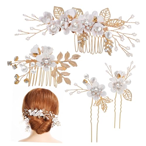 TOYZFRIENDY 1 Satz Kamm Braut Kopfschmuck Perlen-haarspange Haarkämme Frauen Braut-clip Stifte Strass Hochzeit Haarspange Franchimon Haarnadel Perlenhaarspange Flechten Legierung Weiß TOYZFRIENDY 1 Satz Kamm Braut Kopfschmuck Perlen-haarspange Haarkämme Frauen Braut-clip Stifte Strass Hochzeit Haarspange Franchimon Haarnadel Perlenhaarspange Flechten Legierung Weiß von TOYZFRIENDY