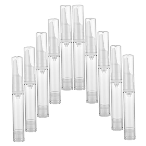TOYZFRIENDY 10 Stück Teiliges Airless Pumpspender Leere Vakuum Flaschen Nachfüllbare Eye Serum Behälter aus Leicht und Robust für Reisen und Kosmetikprodukte TOYZFRIENDY 10 Stück Teiliges Airless Pumpspender Leere Vakuum Flaschen Nachfüllbare Eye Serum Behälter aus Leicht und Robust für Reisen und Kosmetikprodukte von TOYZFRIENDY