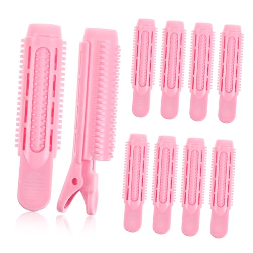 TOYZFRIENDY 10 Stück Teiliges Haarvolumen Tool mit Clips Sanfte Bang Curler für Voluminöse Fluffige Haare Einfach zu Verwenden Sicher für Tägliches DIY Styling Geeignet für Damen und Mädchen TOYZFRIENDY 10 Stück Teiliges Haarvolumen Tool mit Clips Sanfte Bang Curler für Voluminöse Fluffige Haare Einfach zu Verwenden Sicher für Tägliches DIY Styling Geeignet für Damen und Mädchen von TOYZFRIENDY
