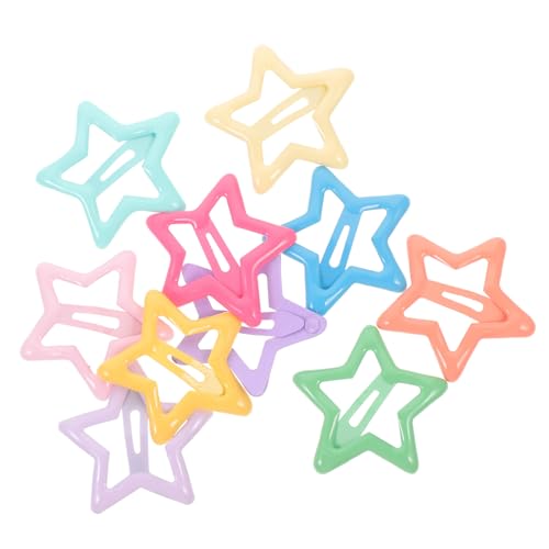 TOYZFRIENDY 10 Stück Teiliges Kleine Metallische Haarklammern in Sternform Stabile und Formbeständige Haarspangen für Frauen und Mädchen Modischer Haarschmuck für Hochzeiten Partys und Alltag von TOYZFRIENDY