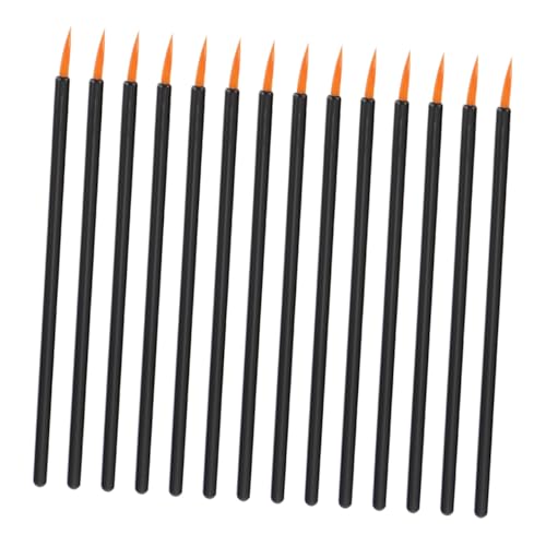 TOYZFRIENDY 100 Stück Einweg eyeliner pinsel mit Nylonborsten Feine Spitze Langlebig und Leicht für Mädchen und Profis Präzises Make up Geeignet für Flüssigen und Cremigen Eyeliner von TOYZFRIENDY